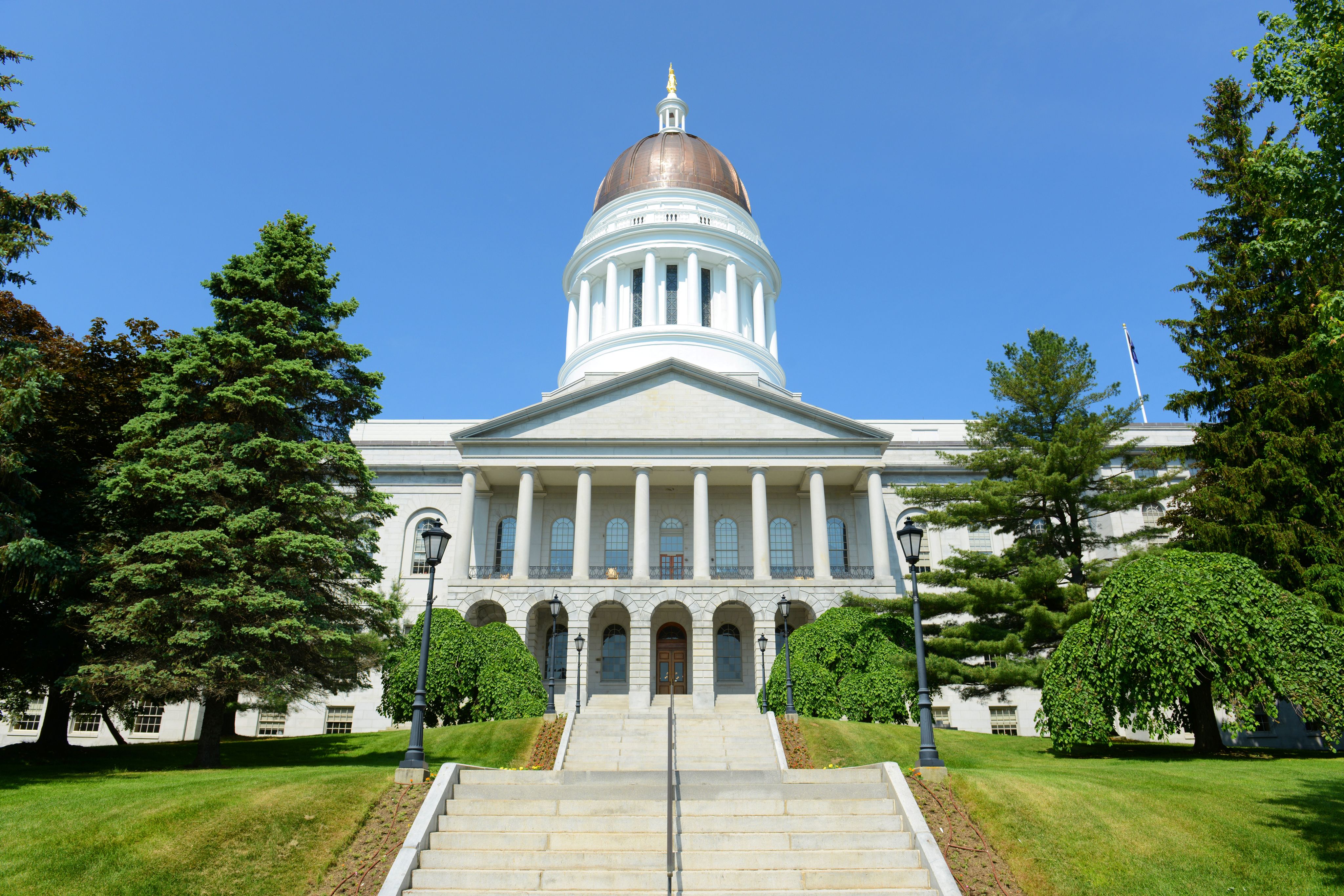 photograph of Maine State House